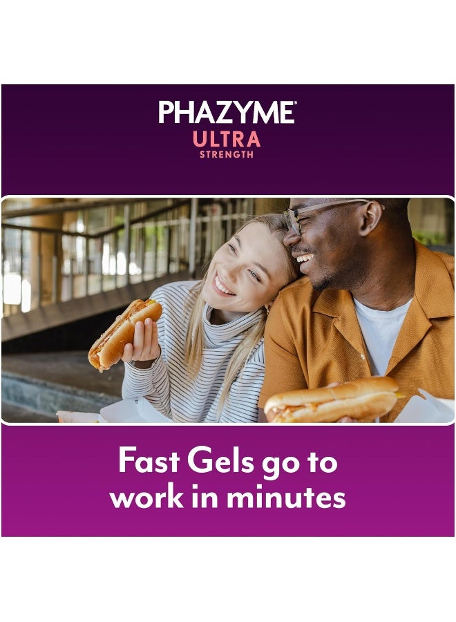 Phazyme Ultra Strength Gas and Bloating Relief | 180 Mg Simethicone | 48 FAST GELS - Image 4